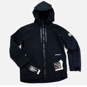 Spyder Jagged Gore-Tex Men's Jacket Shell Snowboarding Skiing Waterproof Black